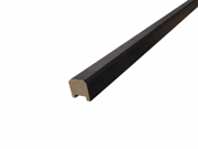 Square Water Bar 10mm x 10mm x 2500mm - Matt Black